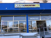 Ingresso del negozio AssoRicambi a Sirai, Carbonia